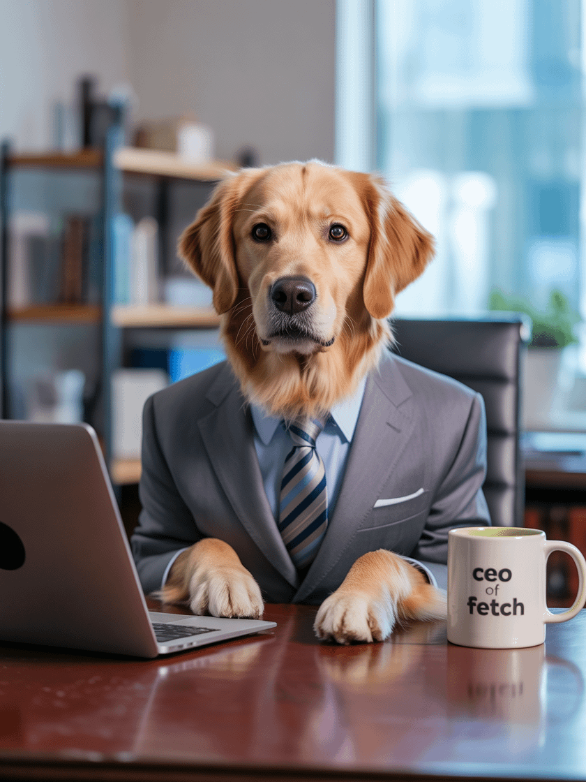 Business Pup CEO Poster product image (1)