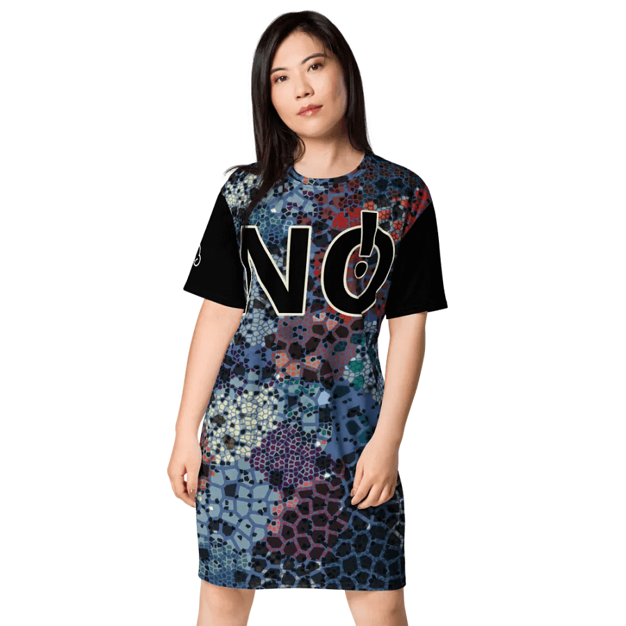 Stained glass T-Shirt Dress product image (6)