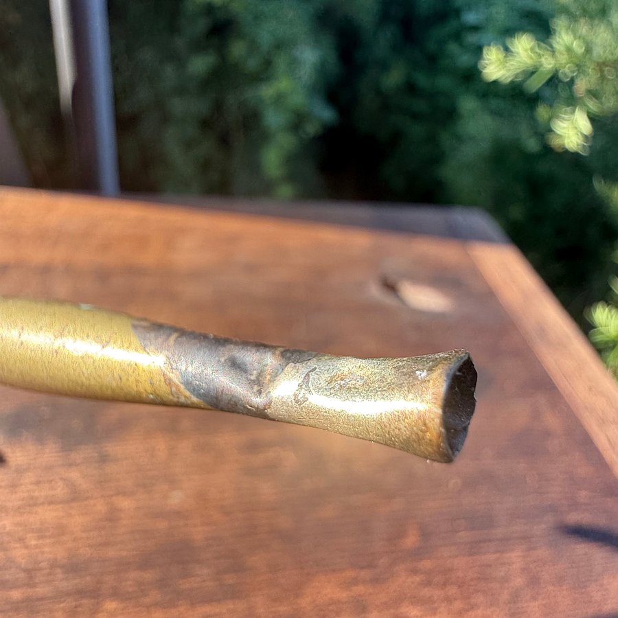 🎎 Japanese Kiseru Smoking Pipe – Early Showa Era with Burned Bowl and Bonus Bowl Head – Japan Antique Roadshow product image (9)