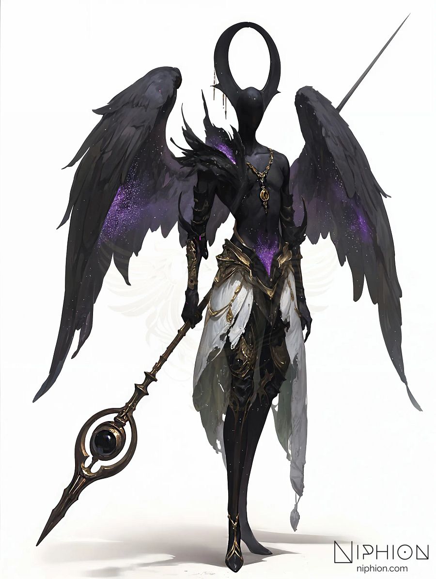 High-Resolution Digital Art – Nebula Archangel, Character Design #16 product image (1)