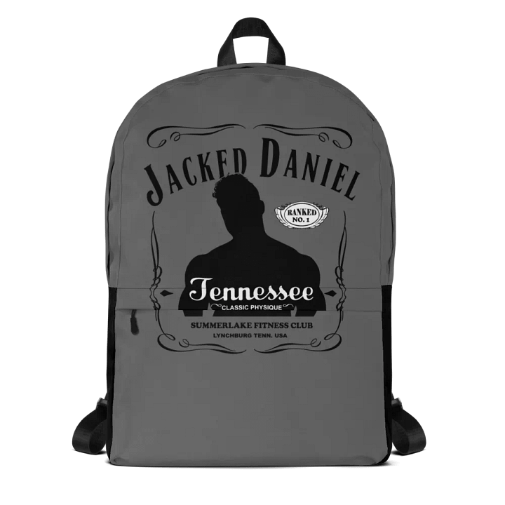 Jacked Daniel Large Print Backpack product image (1)