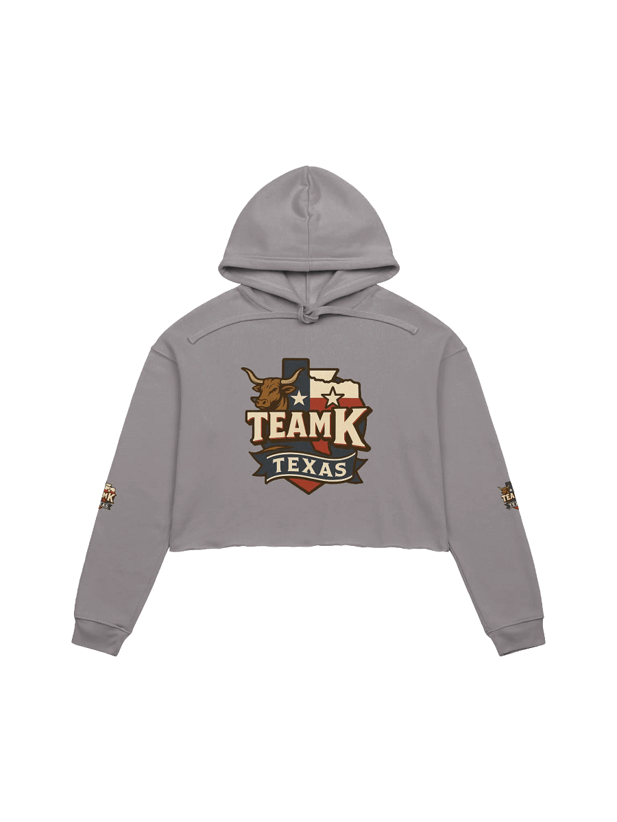 Team K Texas Crop Hoodie product image (3)