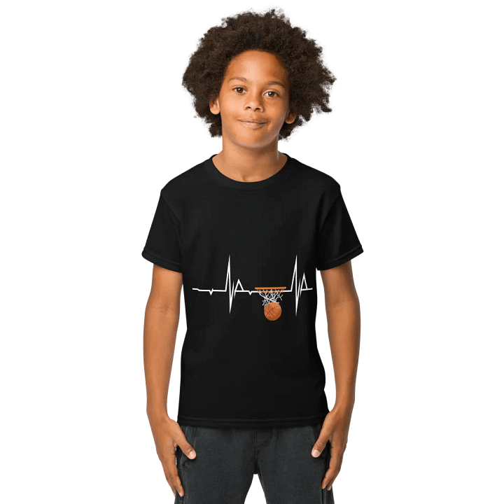Heartbeat Hoops Youth Tee product image (1)