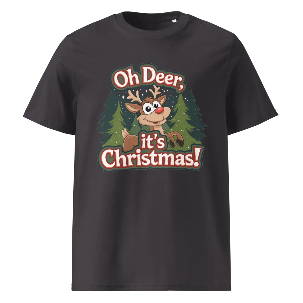 Oh Deer, Christmas Organic Tee product image (5)