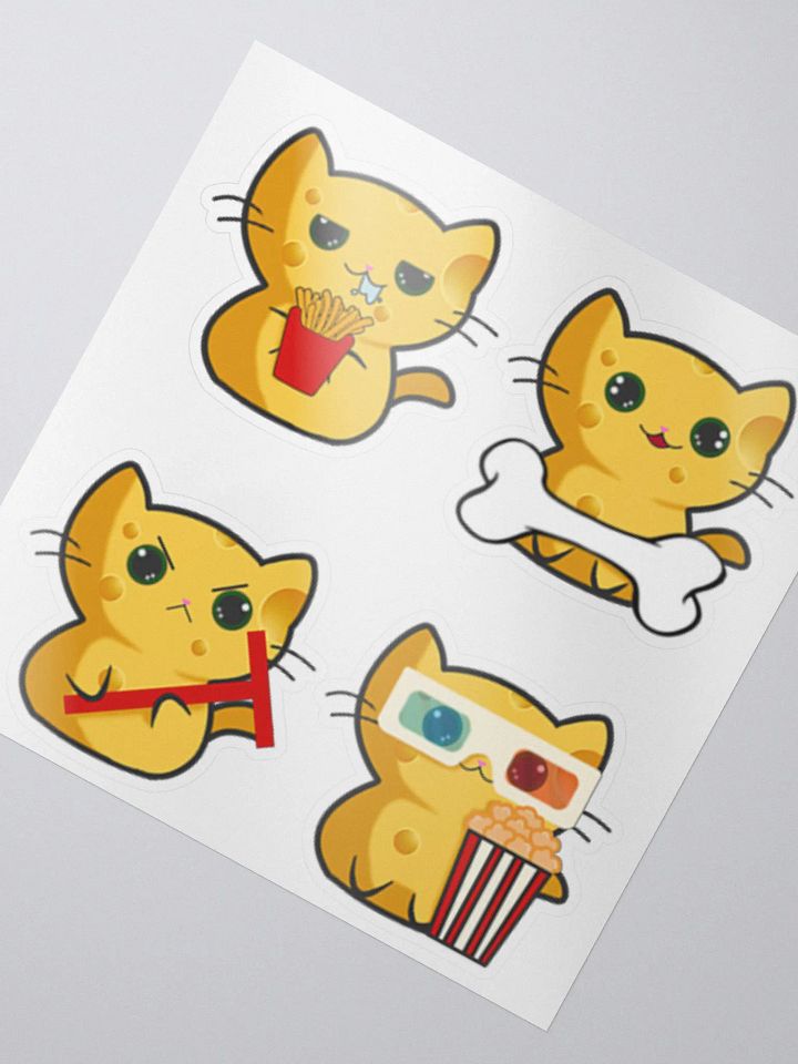 Käsekatzen Sticker V2 product image (2)