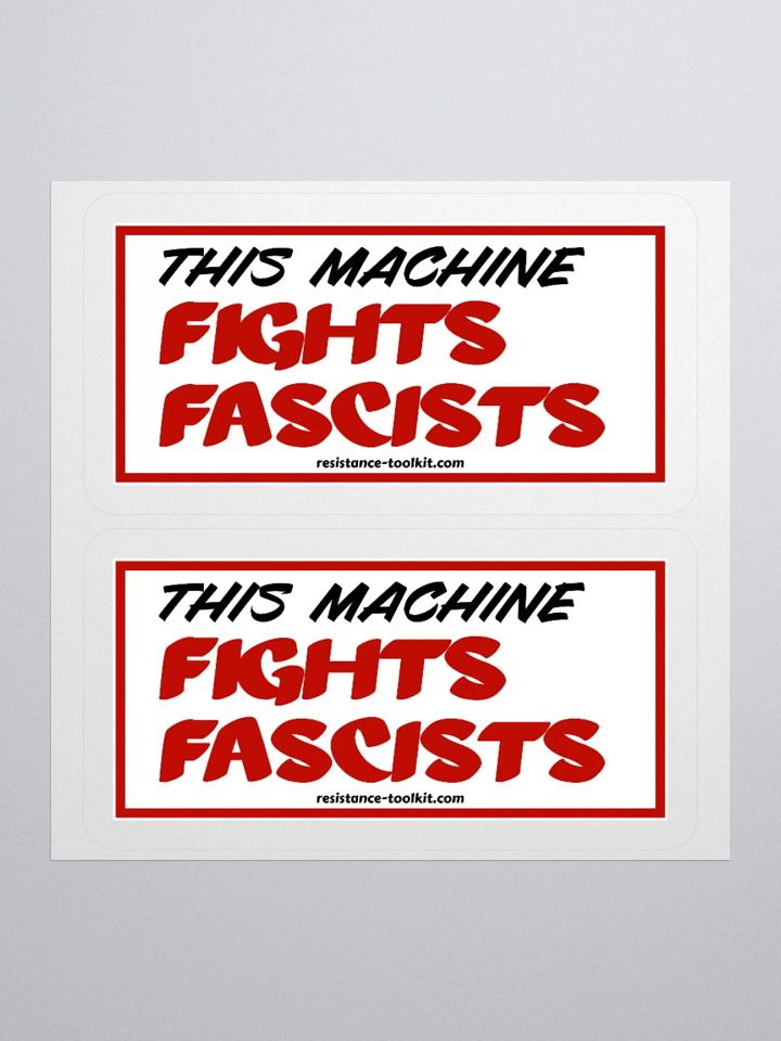 This Machine Fights Fascists - Stickers product image (1)