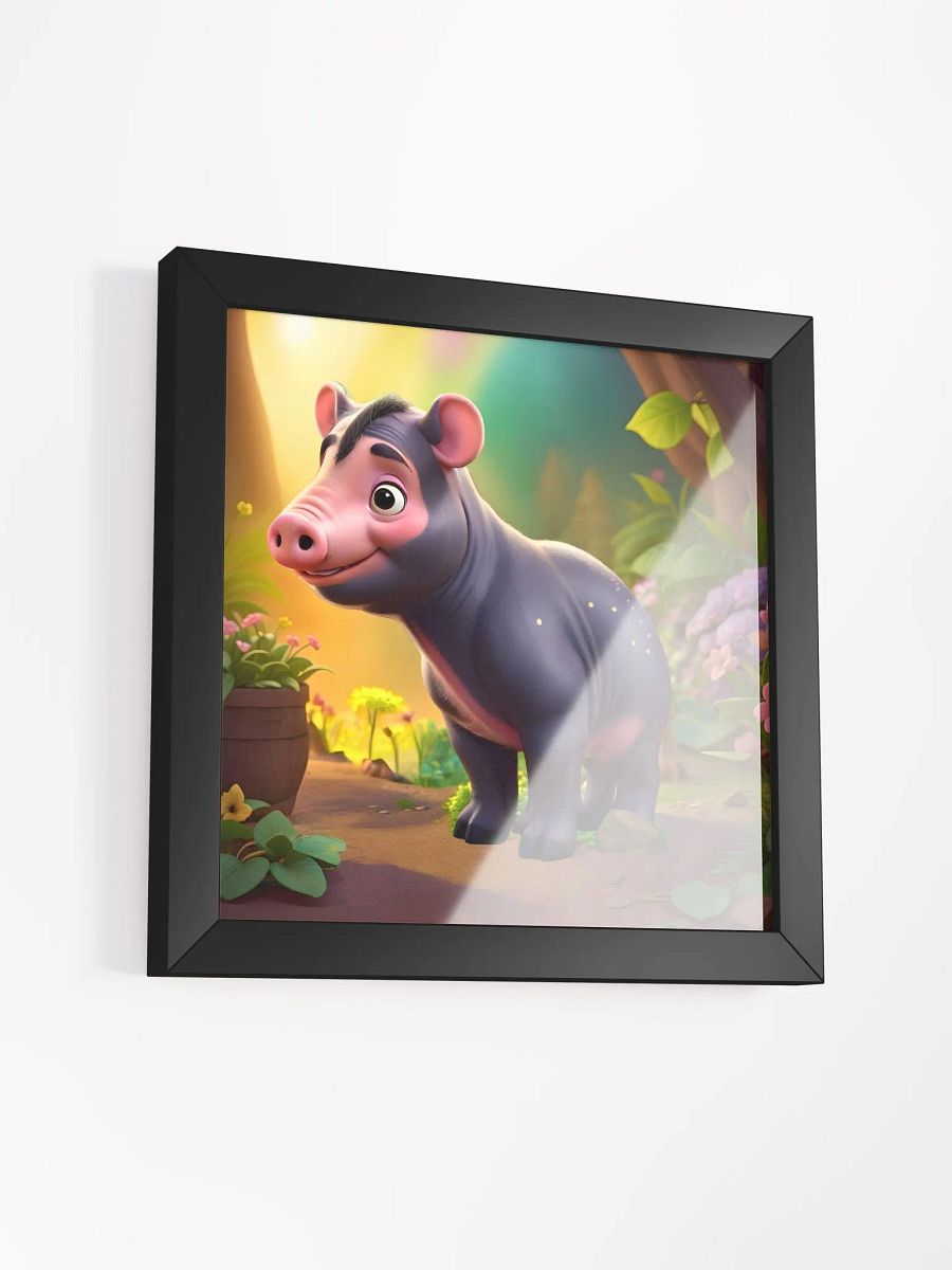 Endangered Species - Mexico - Tapir Eco-Friendly Ayous Wood Framed Poster product image (3)