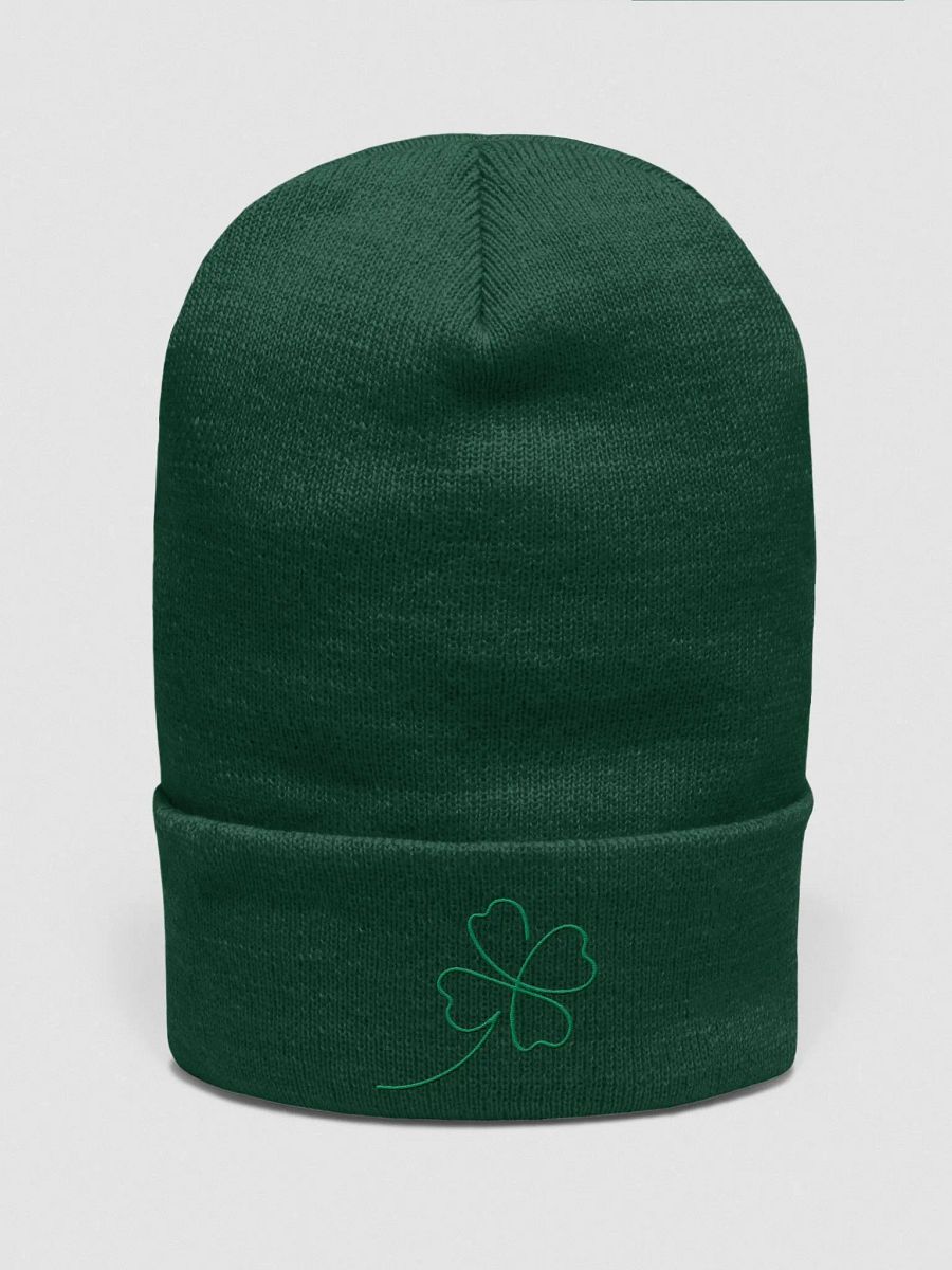 Lucky Clover Scribble Beanie product image (12)