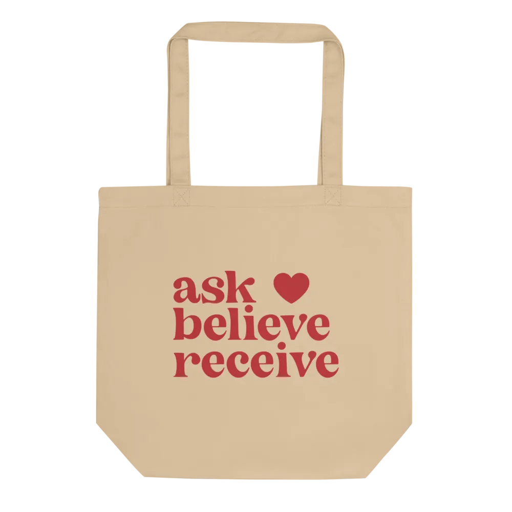 Ask Believe Receive Tote Bag product image (1)