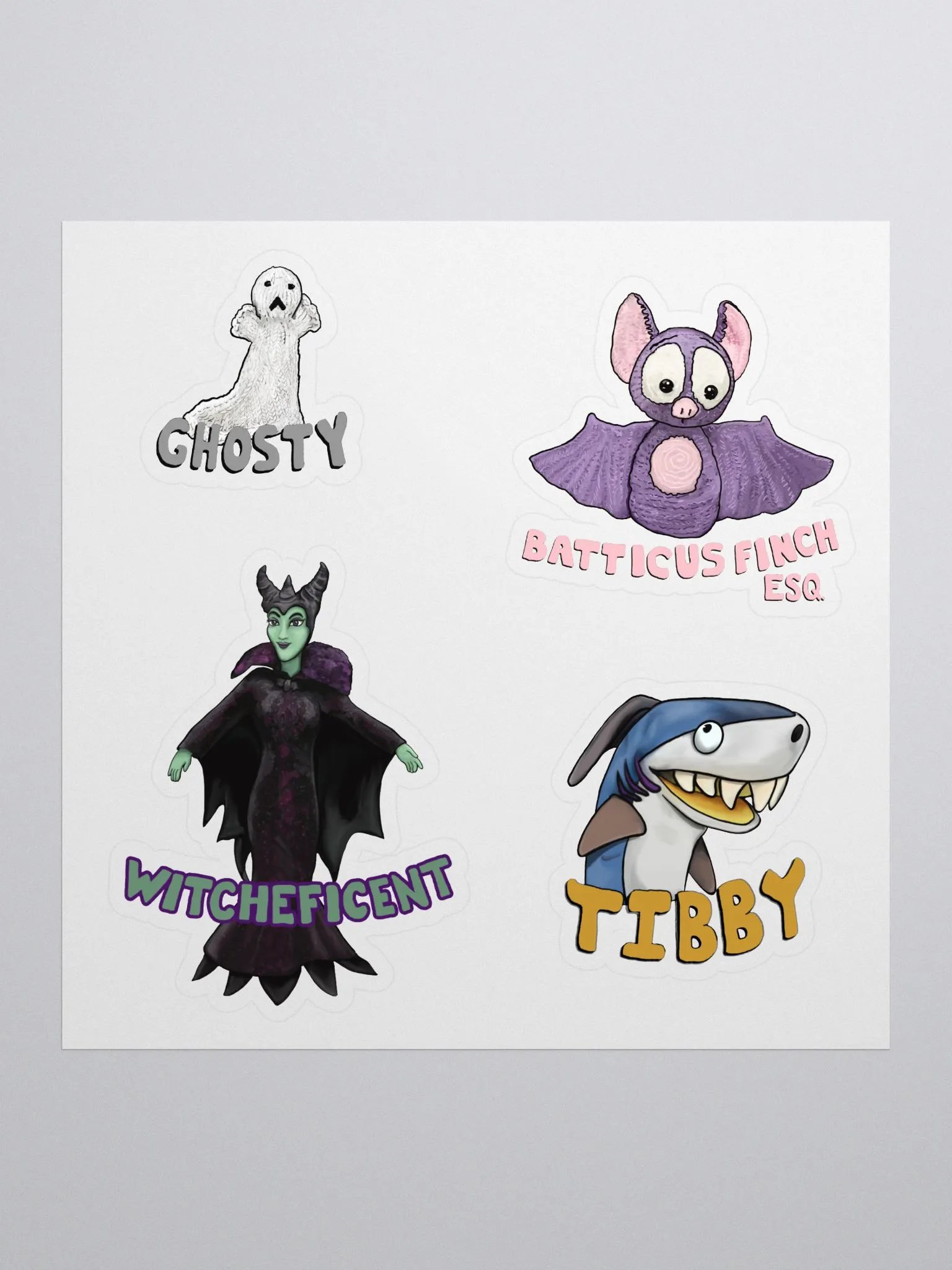 Witcheficent & Friends Sticker Sheet product image (1)