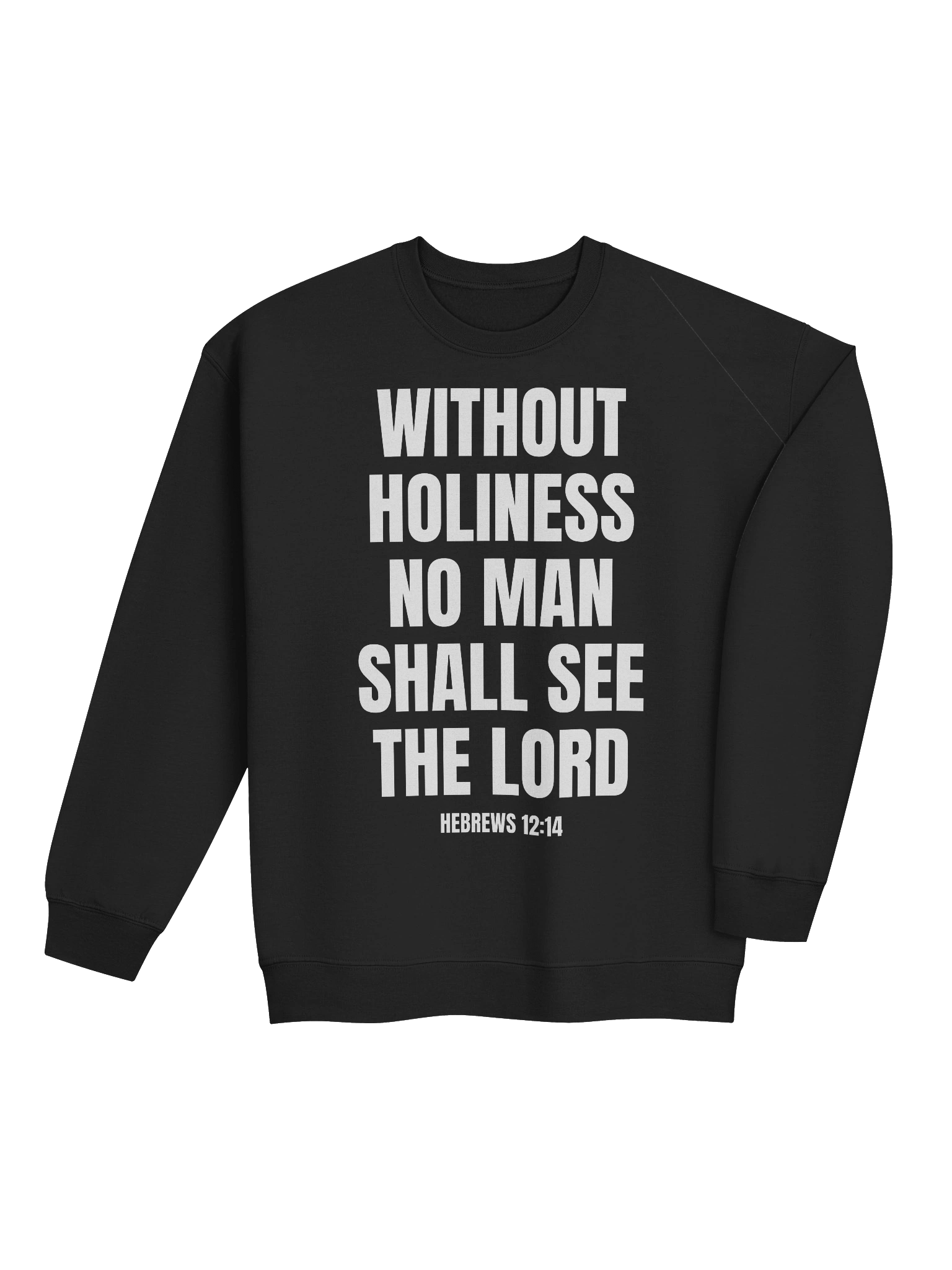 Without Holiness No Man Shall See The Lord Hebrews 12:14 Classic Crewneck Sweatshirt product image (4)