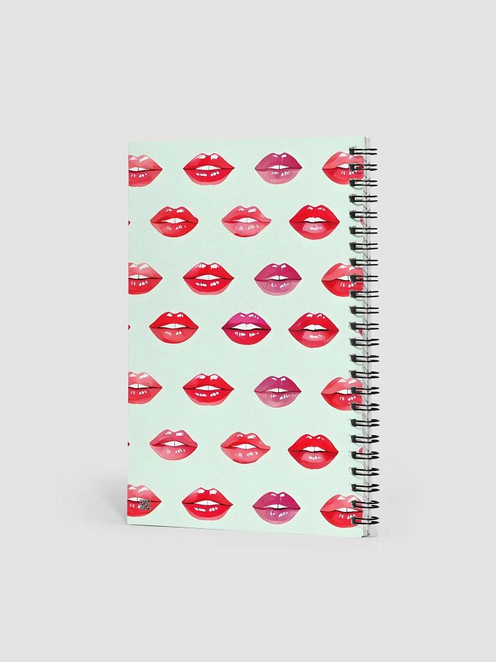 Luscious Lips Spiral Notebook product image (2)