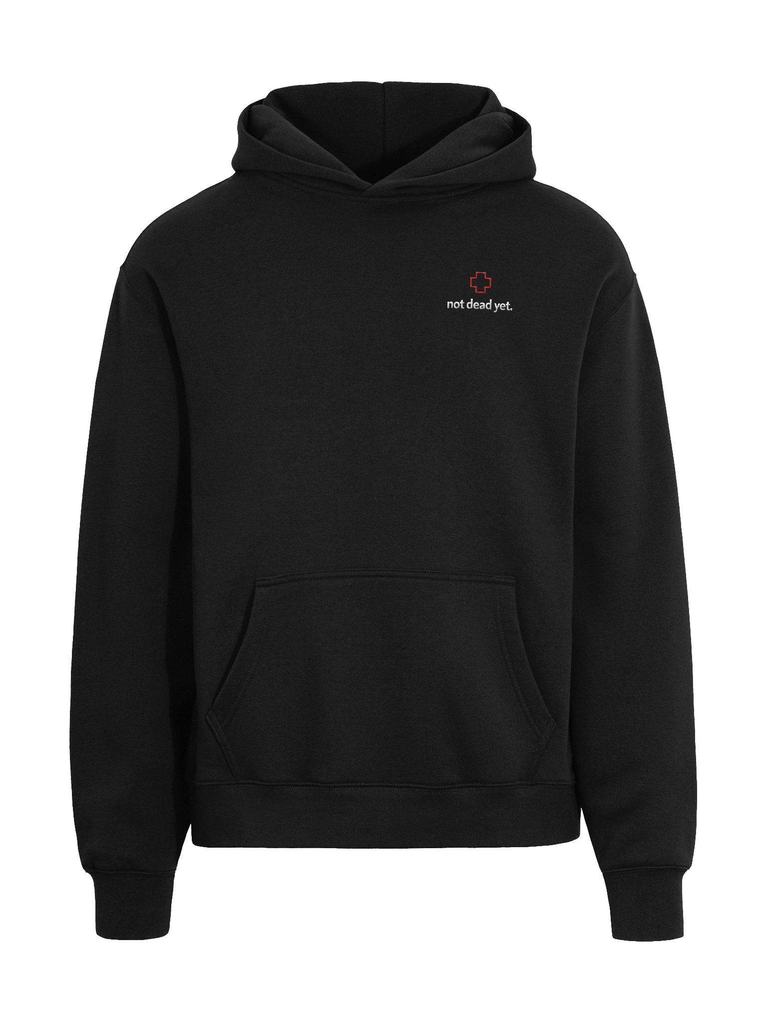Not Dead Yet Embroidered Hoodie product image (1)