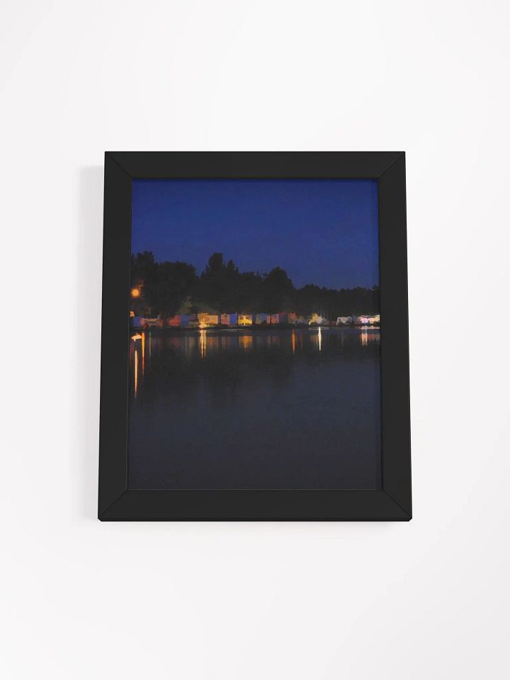 Campers Around The Lake Framed Poster product image (23)