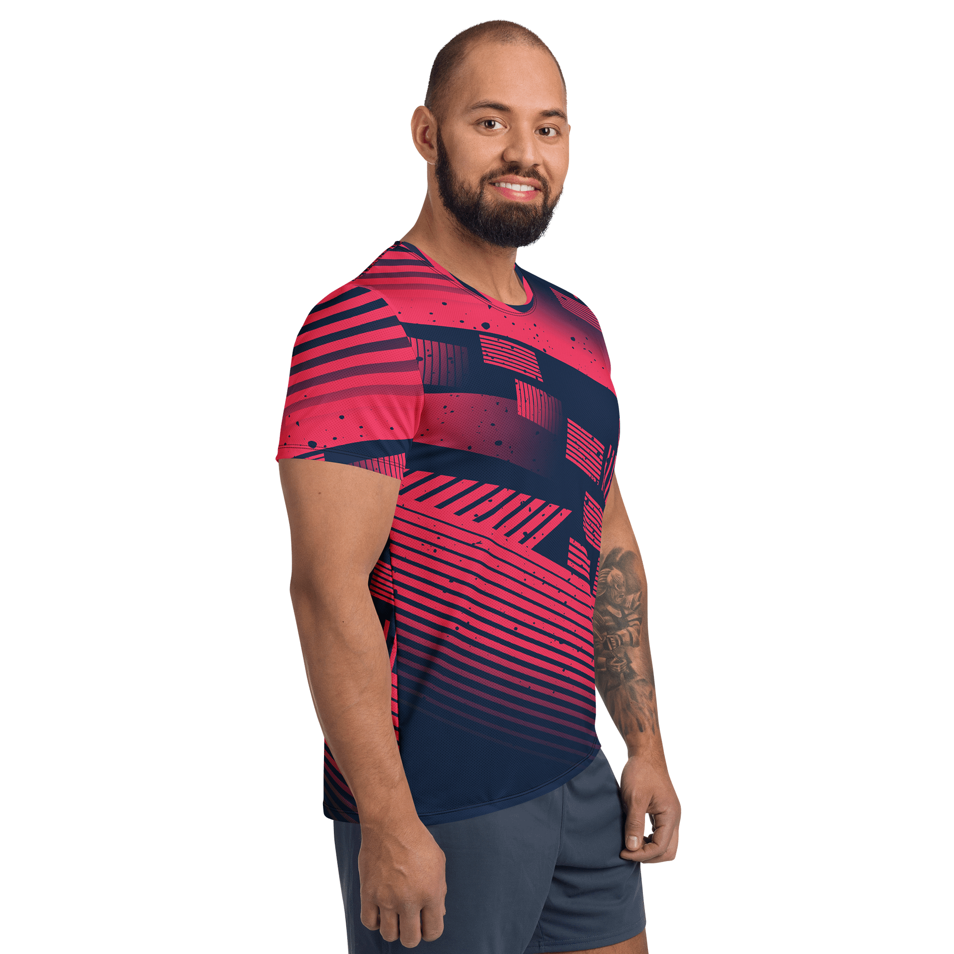 Red Stripes | Men´s Athletic T-Shirt product image (7)