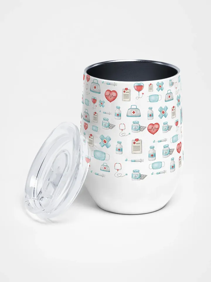 Love Medicine Nurse Medley Wine Tumbler product image (2)
