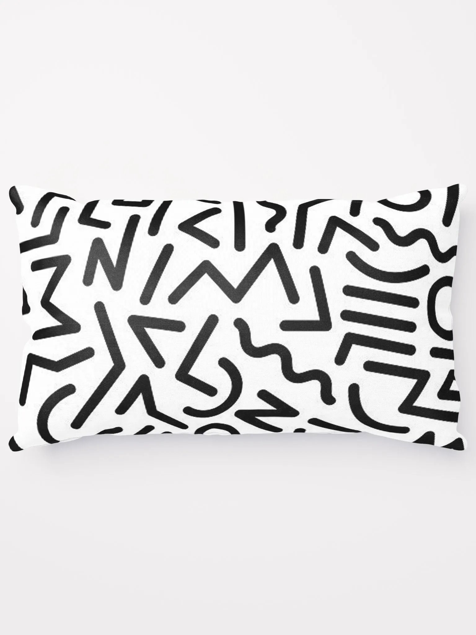 Funky Pattern B&W cushion product image (5)