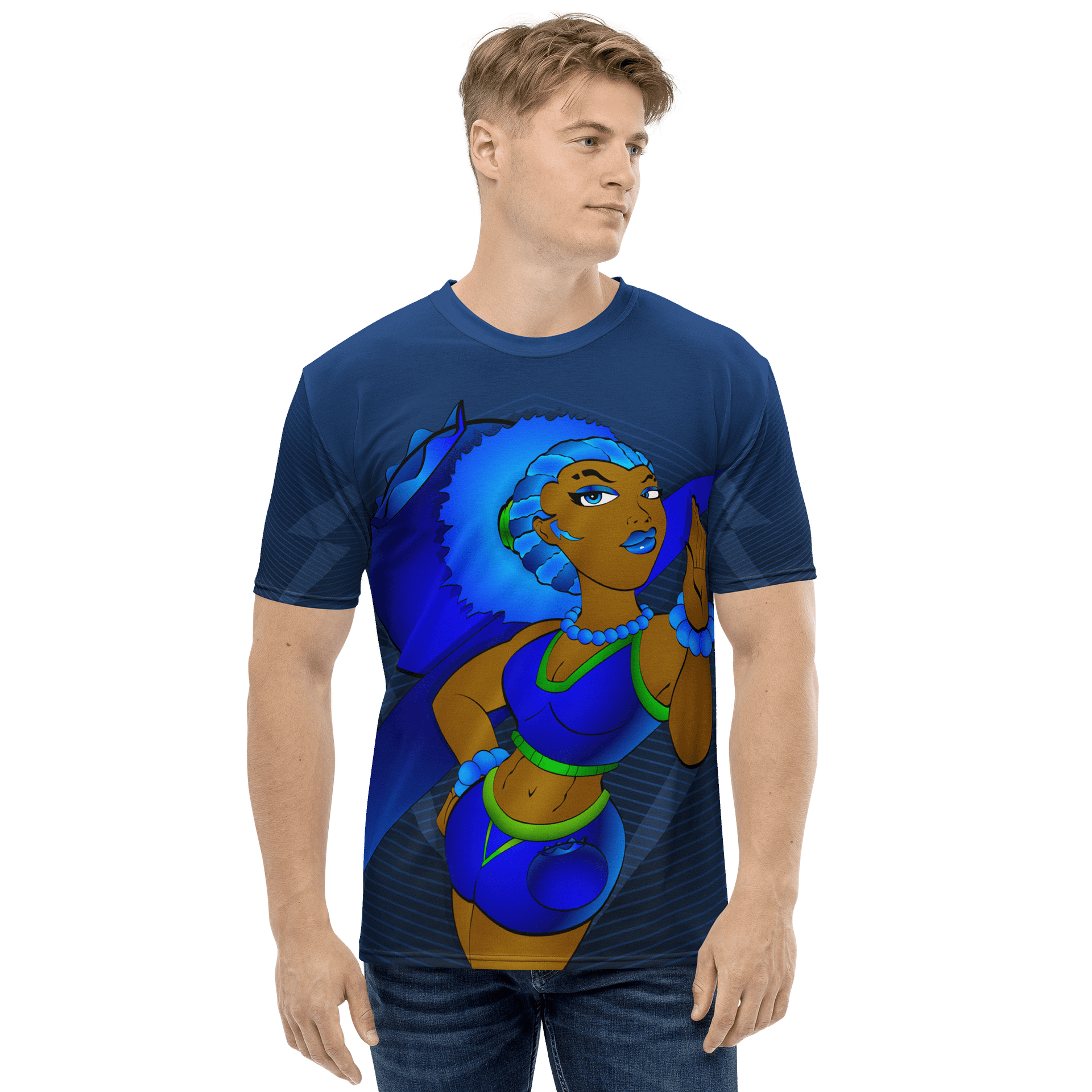 Dreamy Blue Berry Fantasy All-Over T-Shirt product image (1)
