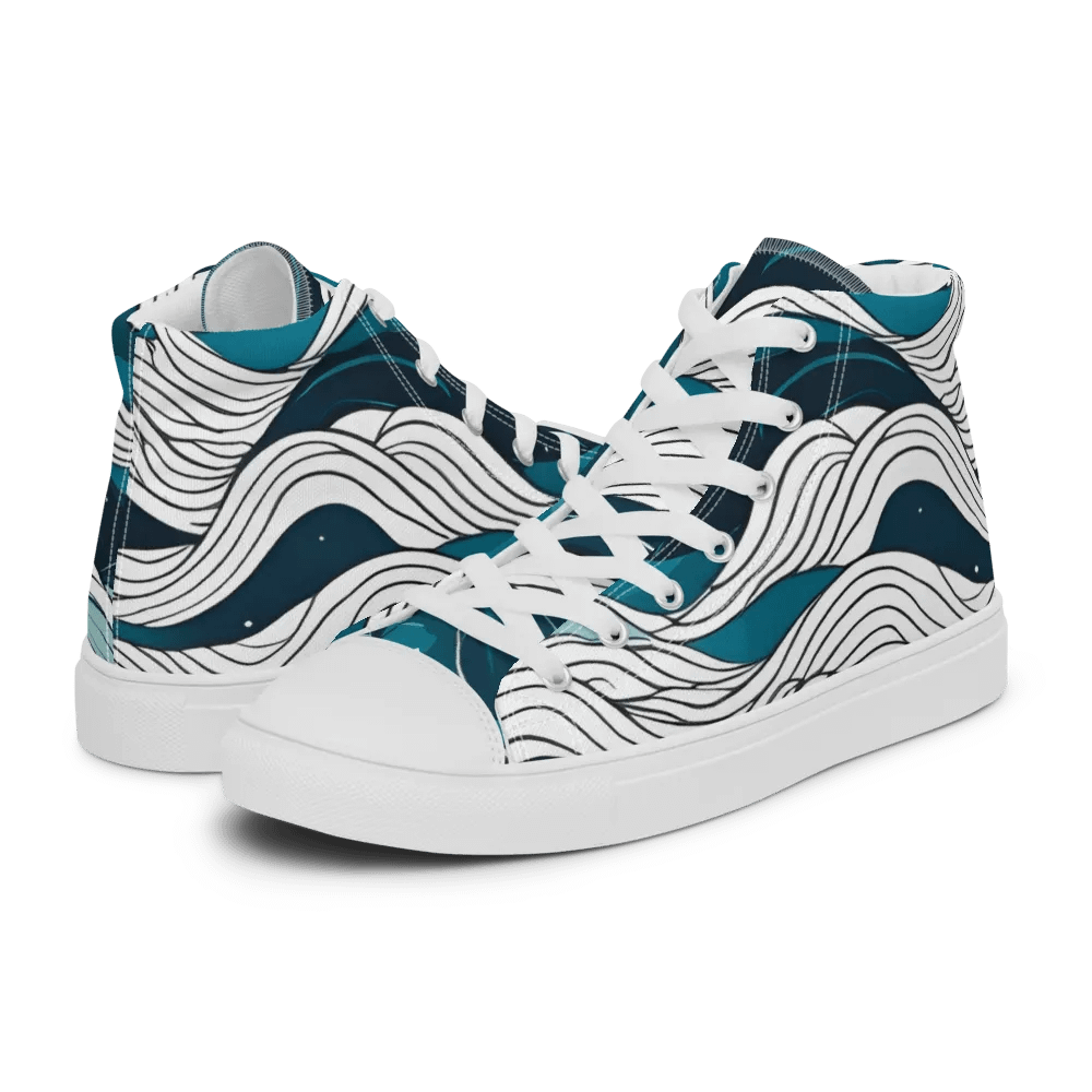 Fluidity Blue High Tops product image (10)