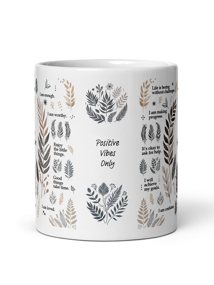 Daily Affirmations White Glossy Ceramic Mug product image (7)