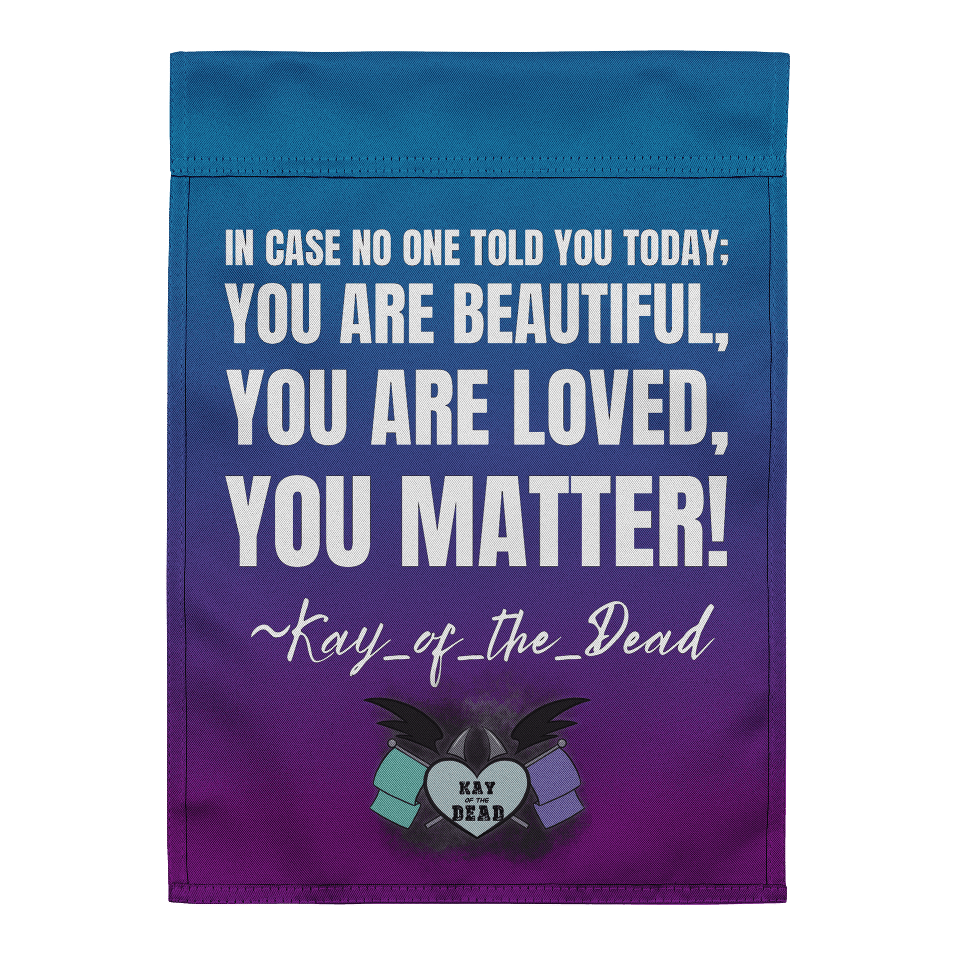 The Three Reminders Yard Flag product image (2)