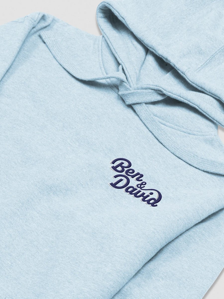 Cruise With Ben and David Logo Embroidered Unisex Hoodie - Baby Blue product image (3)