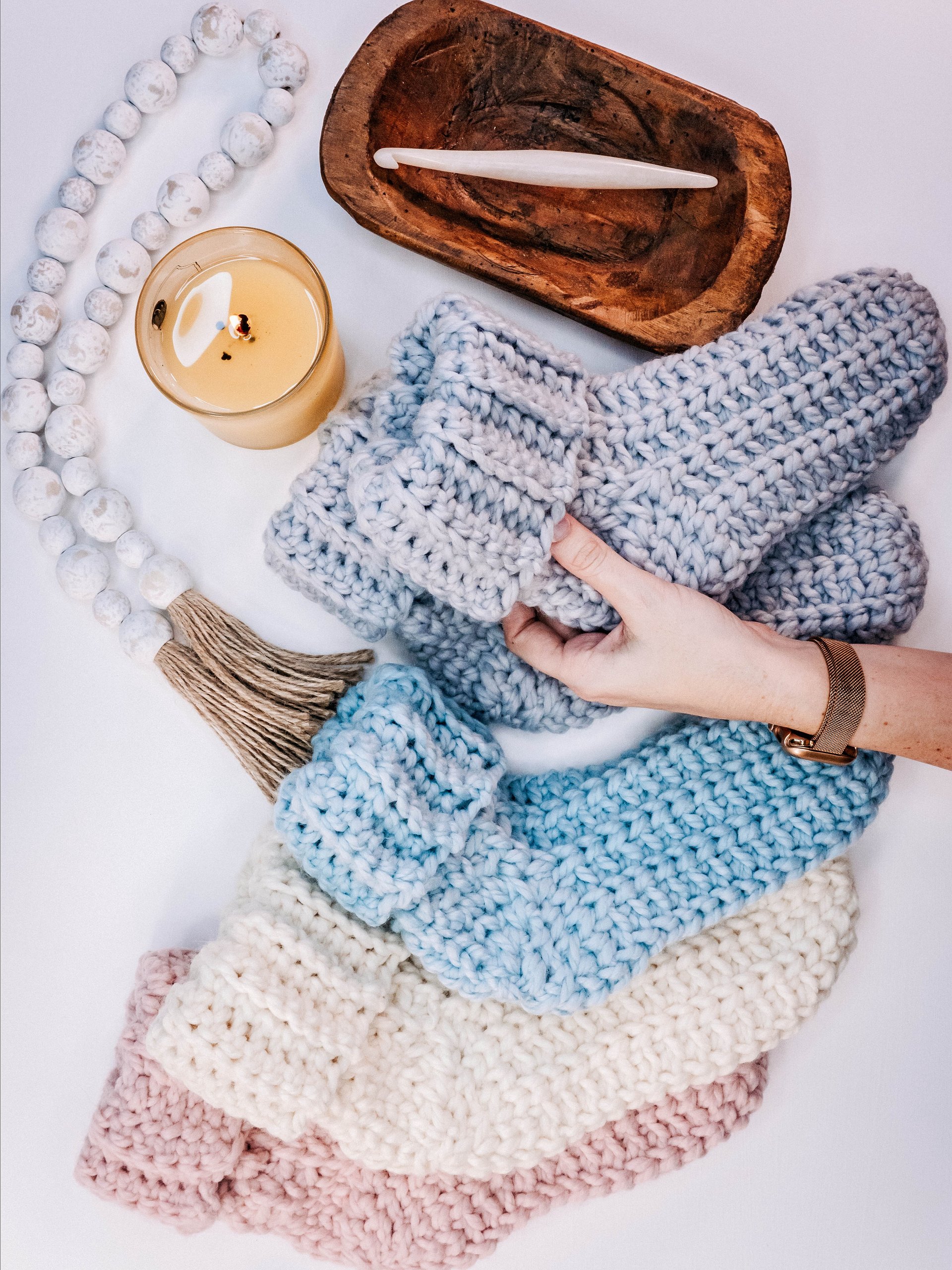 Bulky Crochet Slipper Socks product image (1)