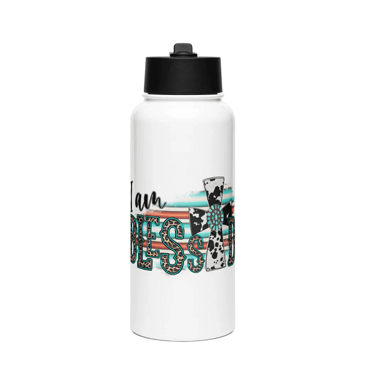 I Am Blessed - Stainless Steel Sports Water Bottle product image (1)