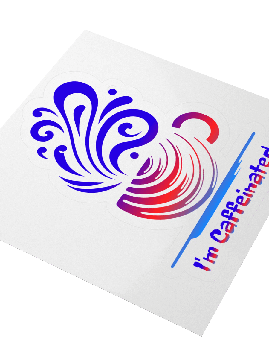 I'm Caffeinated Kiss Cut Stickers product image (8)