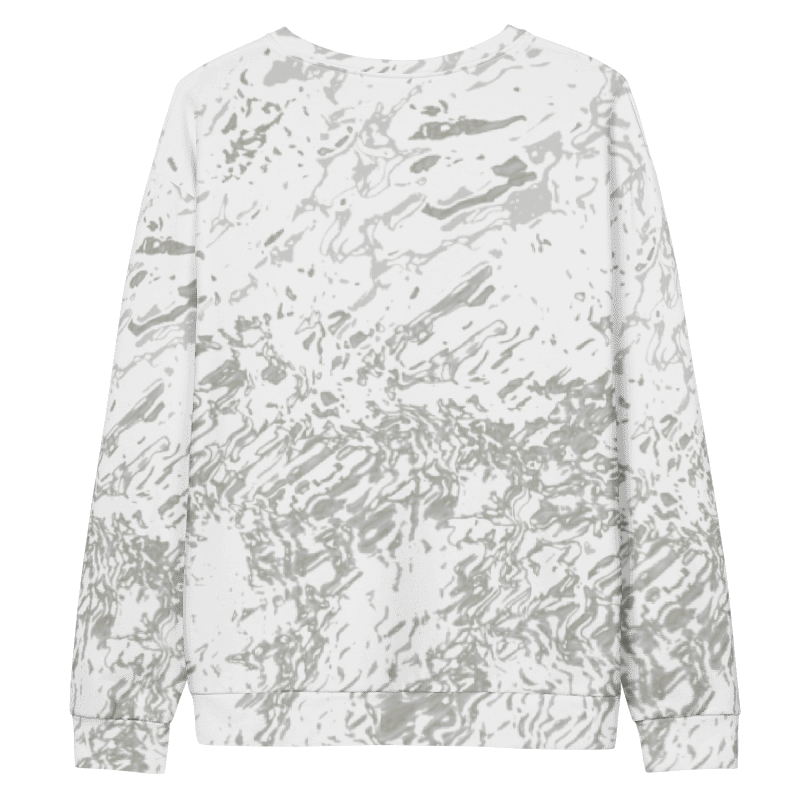 Abstract Pale Marble Effect Design Unisex All Over Print Sweatshirt product image (9)