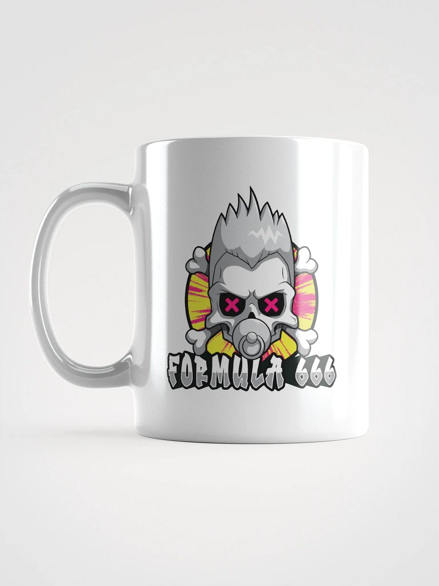 Retro Punk Coffee Cup – Formula 666 Design product image (5)