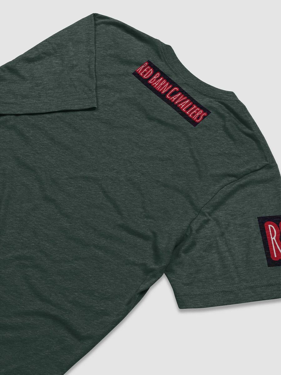 Mens Red Barn Cavaliers Fitted Triblend T-Shirt by Bella+Canvas (Designed by Drew) product image (4)