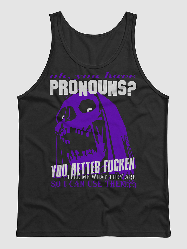 PRONOUNS TANK TOP product image (1)