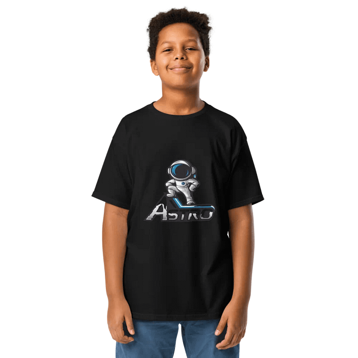 Astro Explorer Youth Graphic T-Shirt - Exclusive Astronaut Design for Kids product image (1)