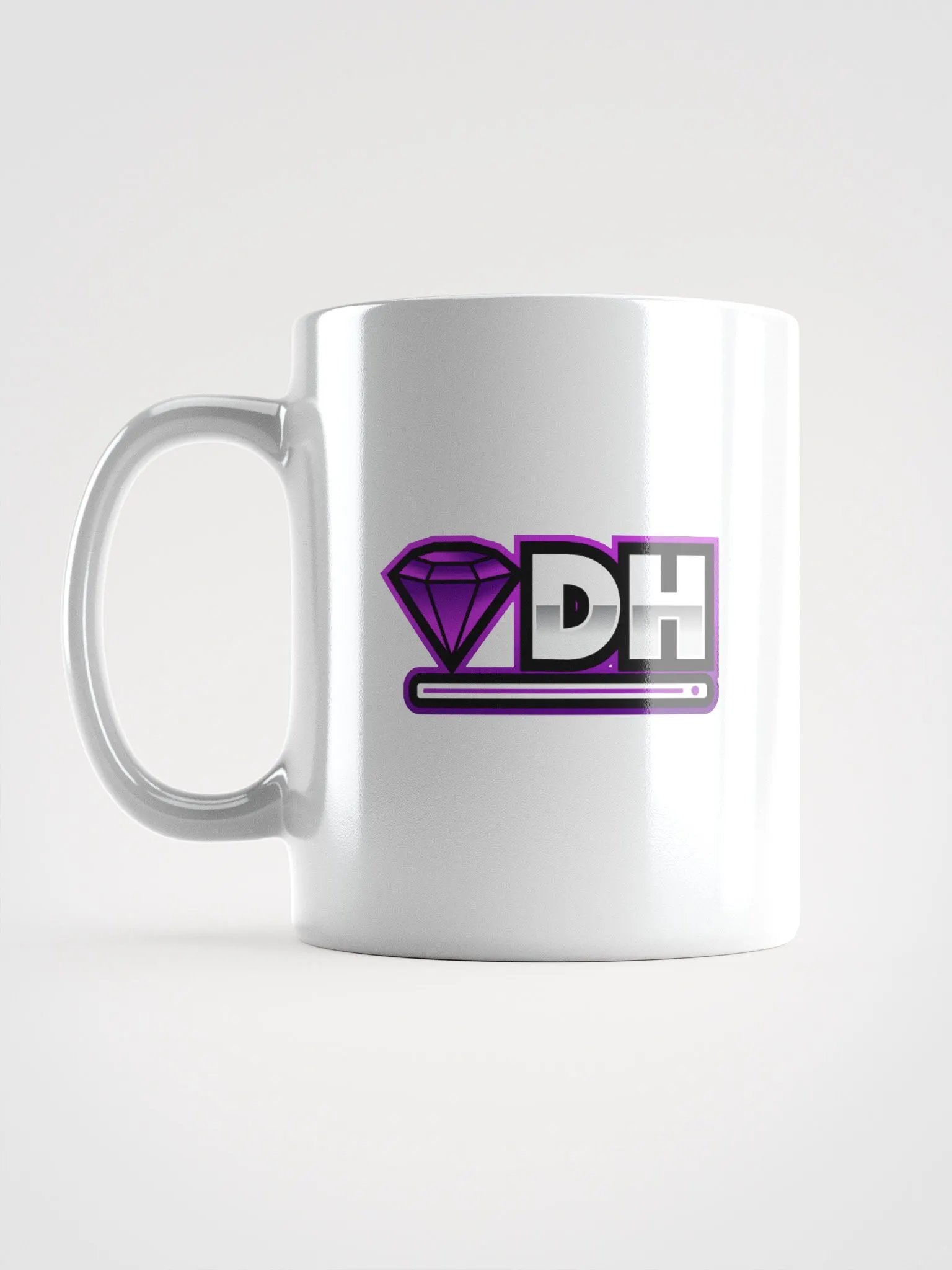 DiamondHost White Glossy Mug product image (6)