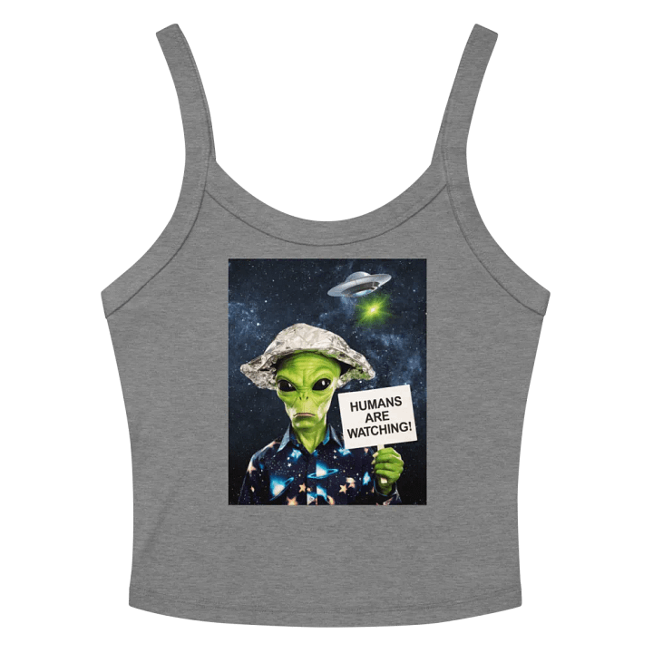 Alien Alert Micro-Rib Tank Top Bella+Canvas (Women]s) product image (12)