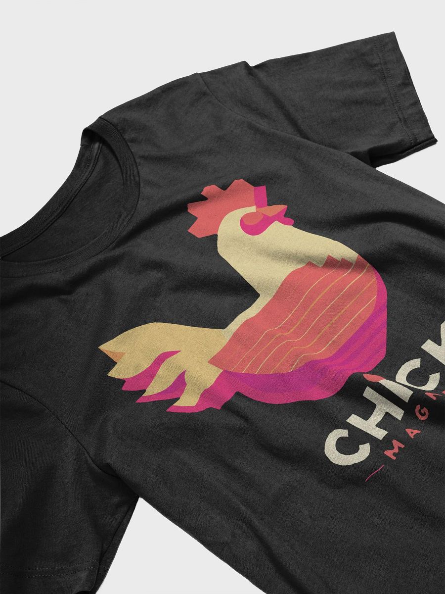 Chick Magnet Funny Graphic T-Shirt, Cute Chicken Pun Tee, Men's Casual Shirt, Unique Gift for Him, Colorful Farm Animal Classic Tee product image (5)
