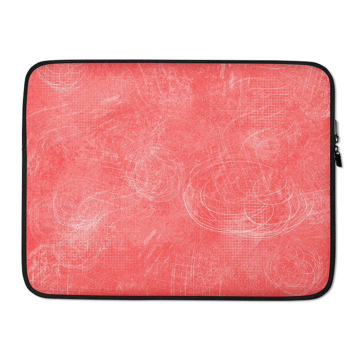 Vibrant Visage Laptop Sleeve - Tangerine Graffiti product image (2)
