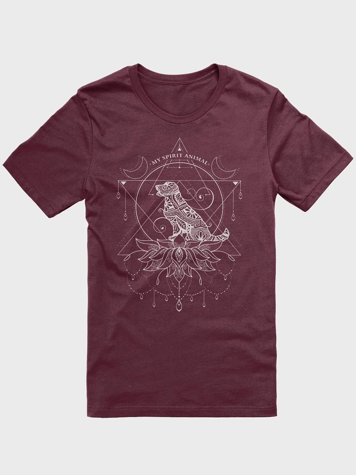 Seated Dog Spirit Animal Mandala T-Shirt - Boho Pet Lover Tee product image (6)