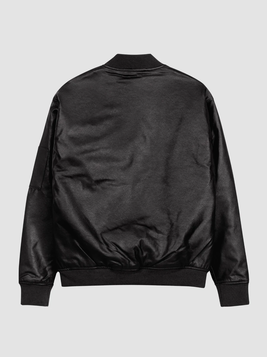 [Stoner] Faux Leather Bomber Jacket - Threadfast Apparel 395J -1 product image (4)