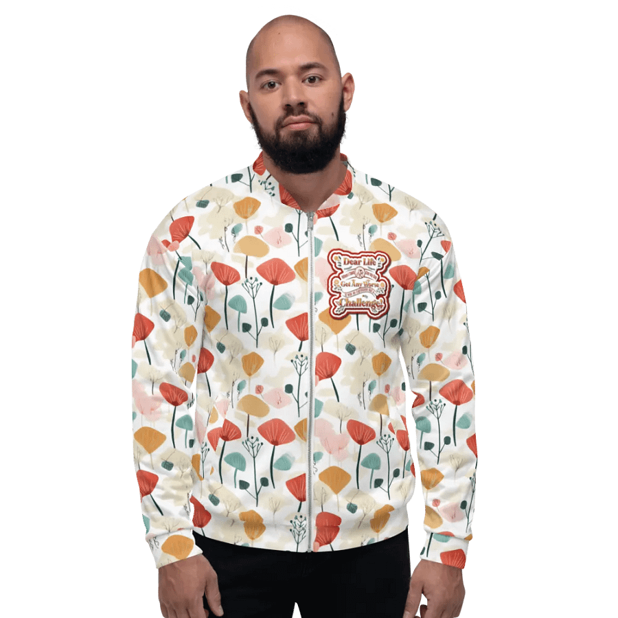 Funny Life Quote All Over Print Bomber Jacket product image (5)