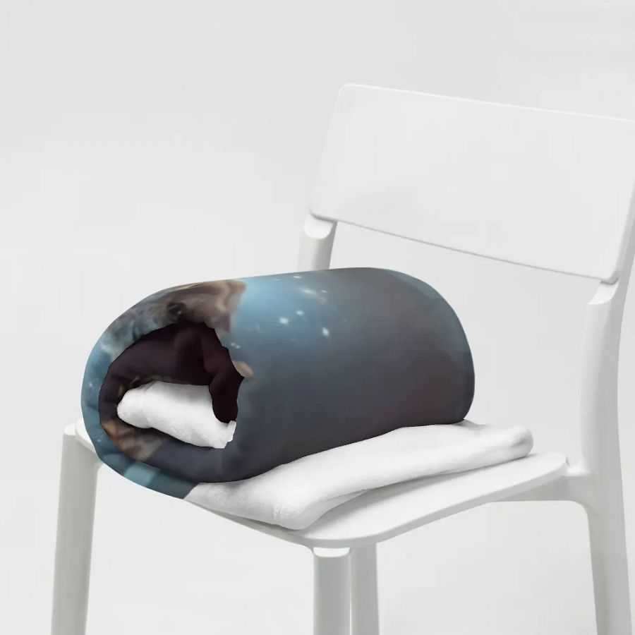 Dragon With Baby Throw Blanket product image (19)