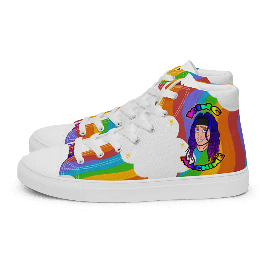 Rainbow mens hightop product image (1)