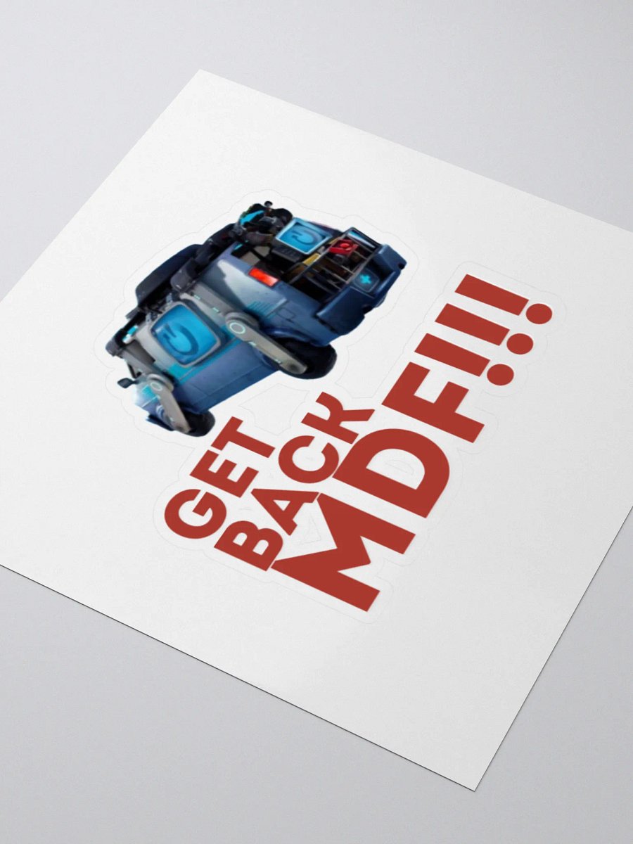Get Back MDF Sticker product image (9)
