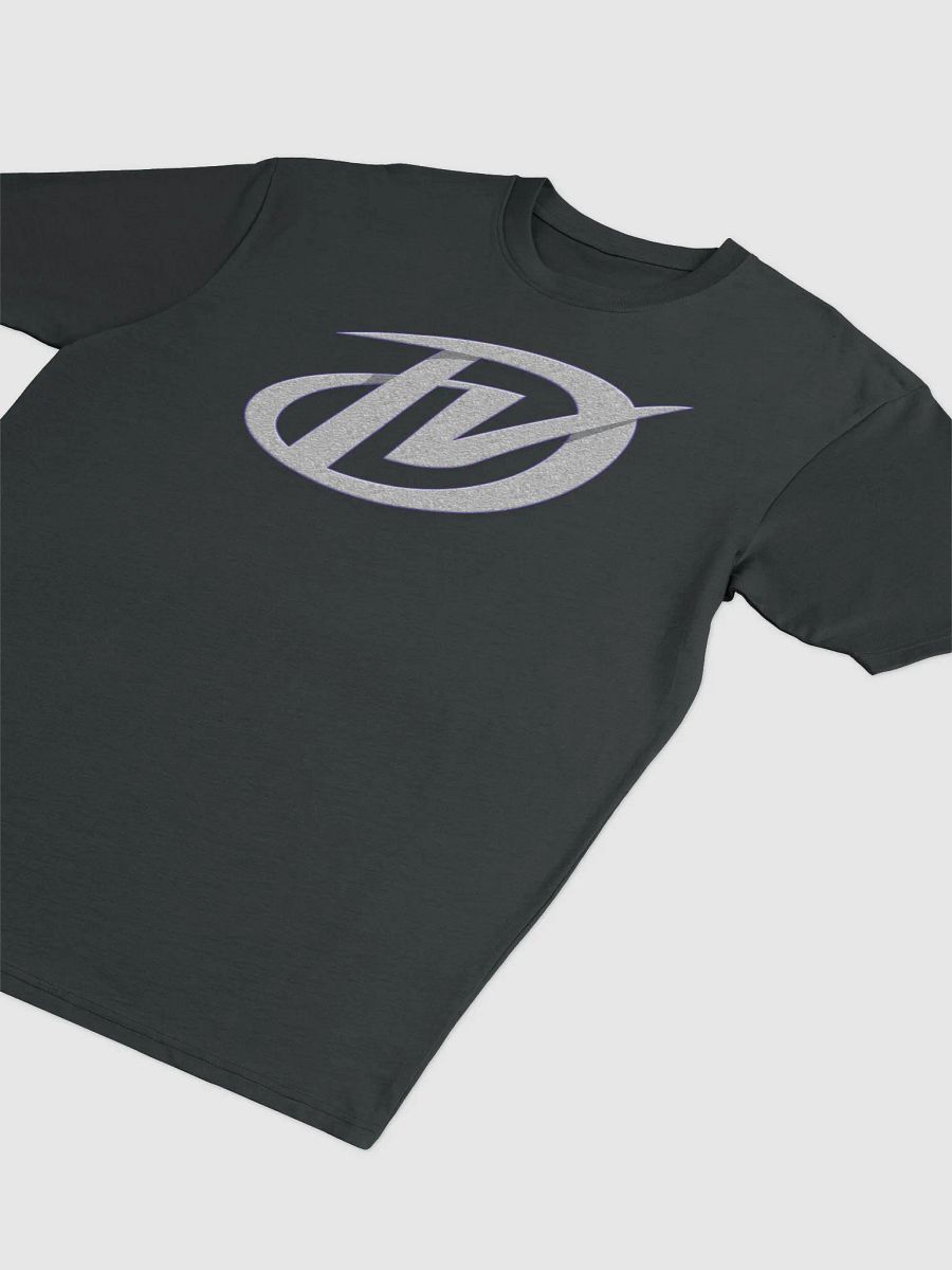 DV Logo Heavyweight Tee (Grey texture w/ Purple outline) product image (3)