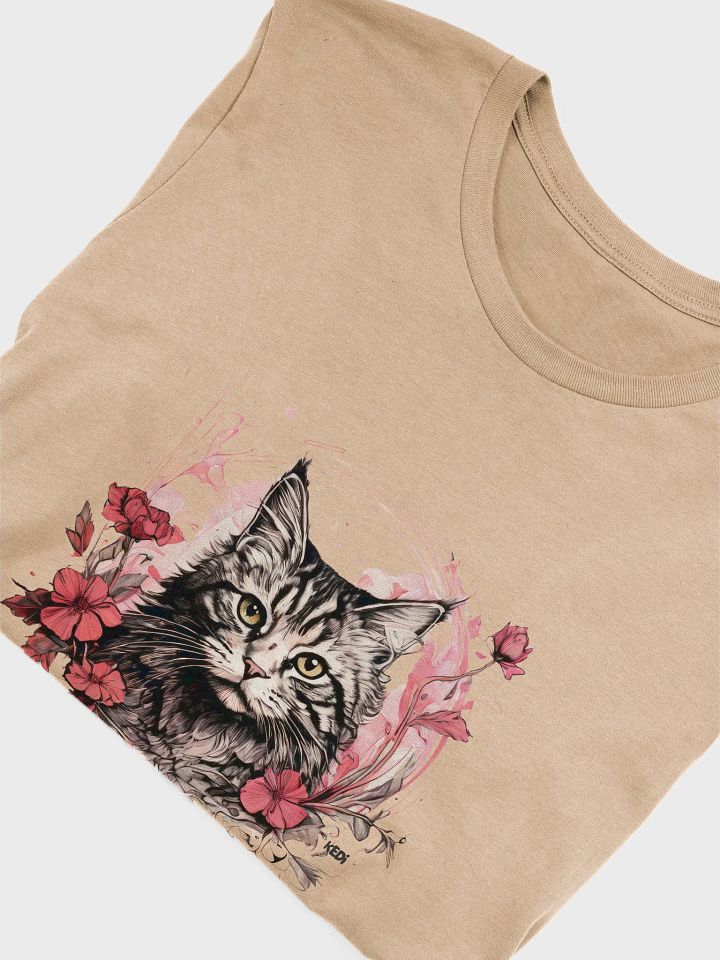 Floral Feline Fantasy T-Shirt product image (6)