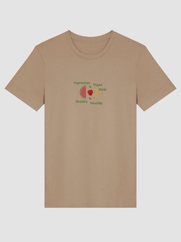 Healthy Wealthy Vegetarian & Vegan Tee product image (1)
