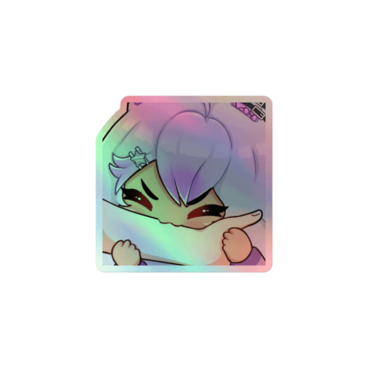Meepa Bite Holographic Sticker product image (1)