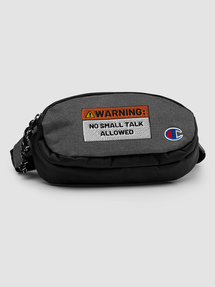 CAUTION: NO SMALL TALK Fanny Pack product image (1)