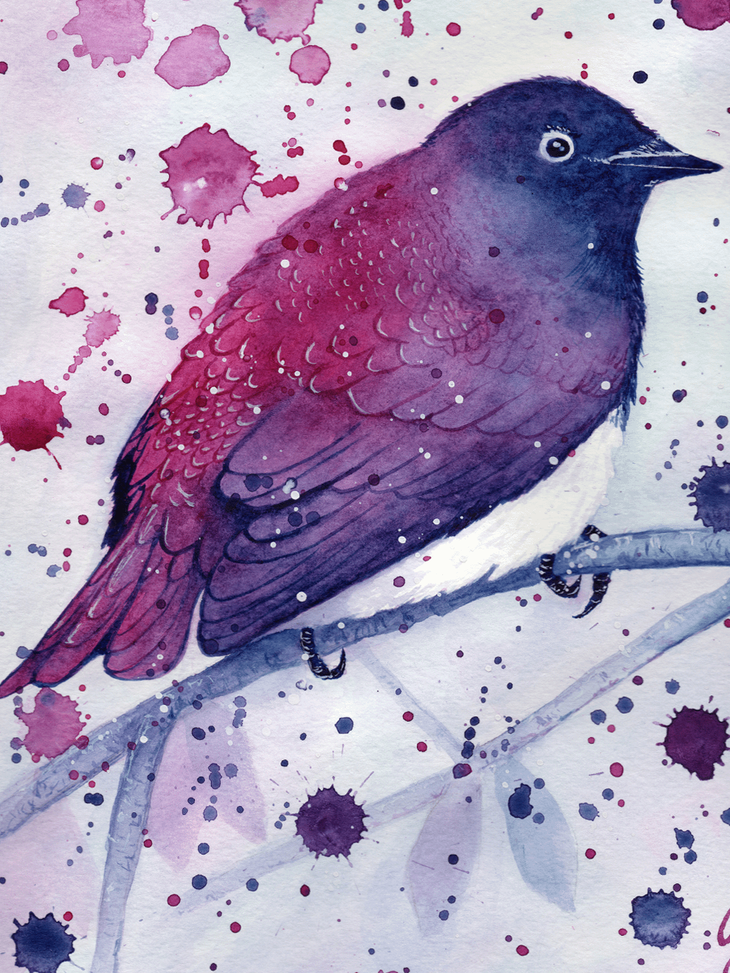Purple Serenity Bird product image (2)